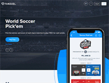 Tablet Screenshot of fanduel.com